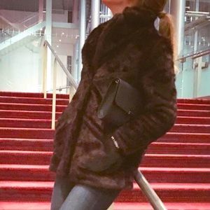 H&M faux fur coat